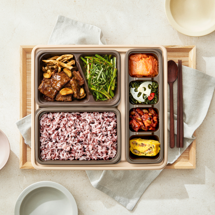 본도시락 직화 마늘석갈비 반상