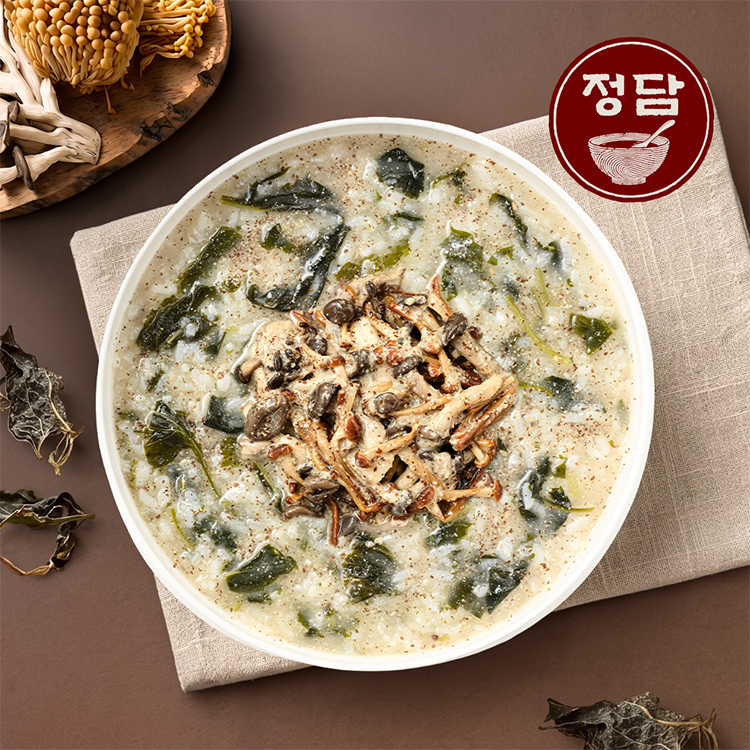 본죽 버섯들깨산나물죽
